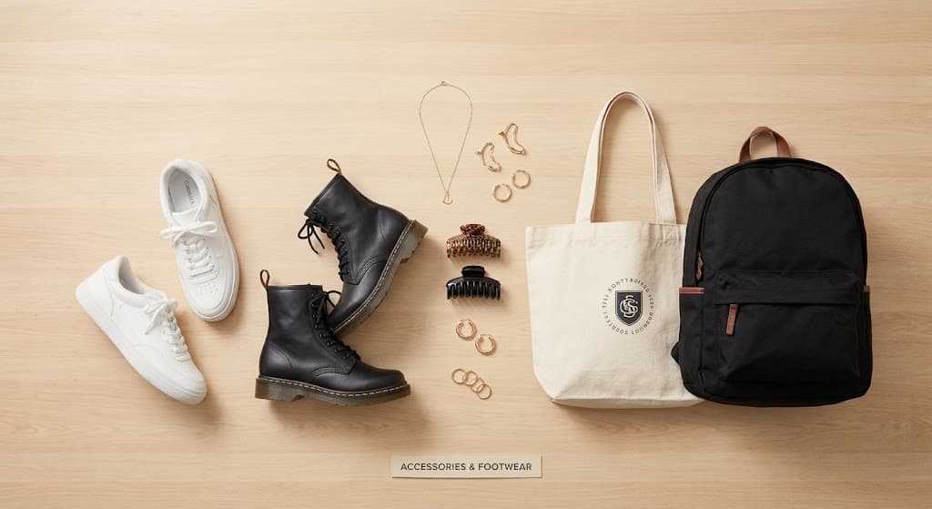 Accessories & Footwear, Sneakers, boots, totes, backpacks & jewelry